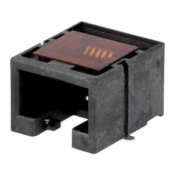 MX-85502-5008 Гніздо, RJ45, PIN: 8, Кат: 3, з низьким профілем, позолота, Конф: 8p8c