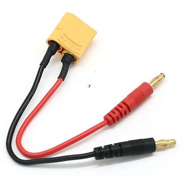 XT-90 to 4.0mm Banana Cable кабель перехідник. XT-90 Банан 4.0mm. Для Lipo Акумуляторів