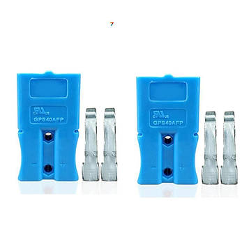 40A 2lots Plug Connectors Blue Anderson Connectors комплект роз'ємів живлення 40А