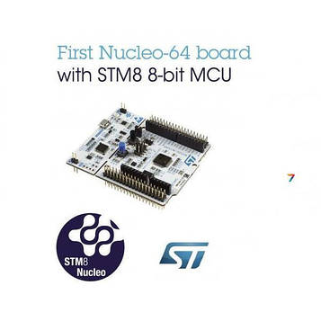 NUCLEO-8L152R8 STM8 Nucleo-64 отладочная плата на основі STM8L152R8 MCU, з підтримкою Arduino і ST morpho