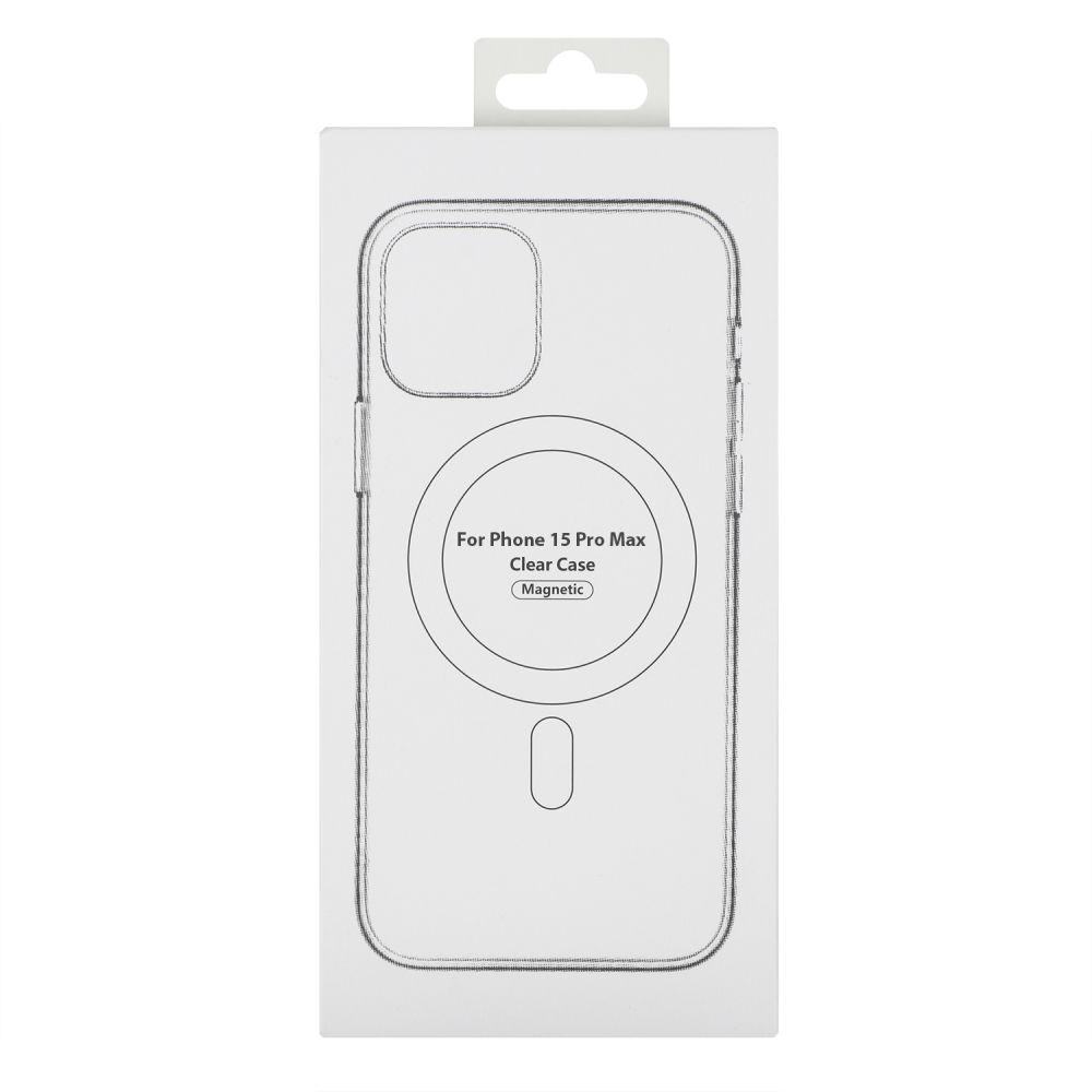 Чехол TPU Clear Case with Magsafe для iPhone 15 Pro Max