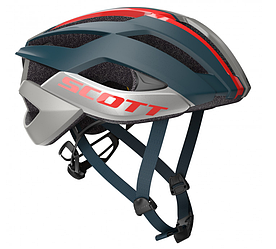 Шолом Scott ARX PLUS чорно / червоний