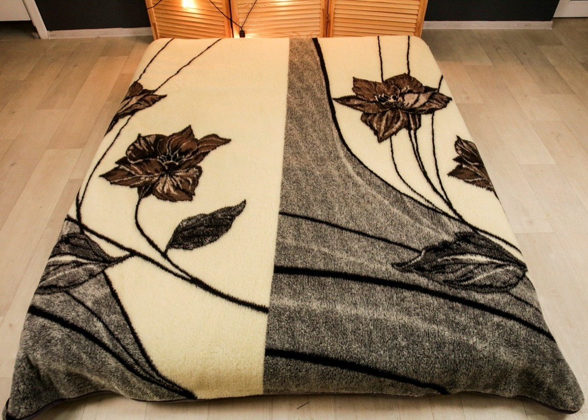 Ковдра з овчини "Eluna" I Ковдра вовняна з овечої вовни