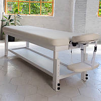 Стаціонарний масажний стіл KP-9 White