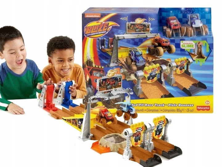 Ігровий набір Fisher-Price Blaze and the Monster Machines Вспиш та диво-машинки Гонки у бруді (GVG53)