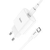 МЗП Hoco C94A Metro PD20W (1USB-C) + кабель Type-C to Type-C White, фото 3