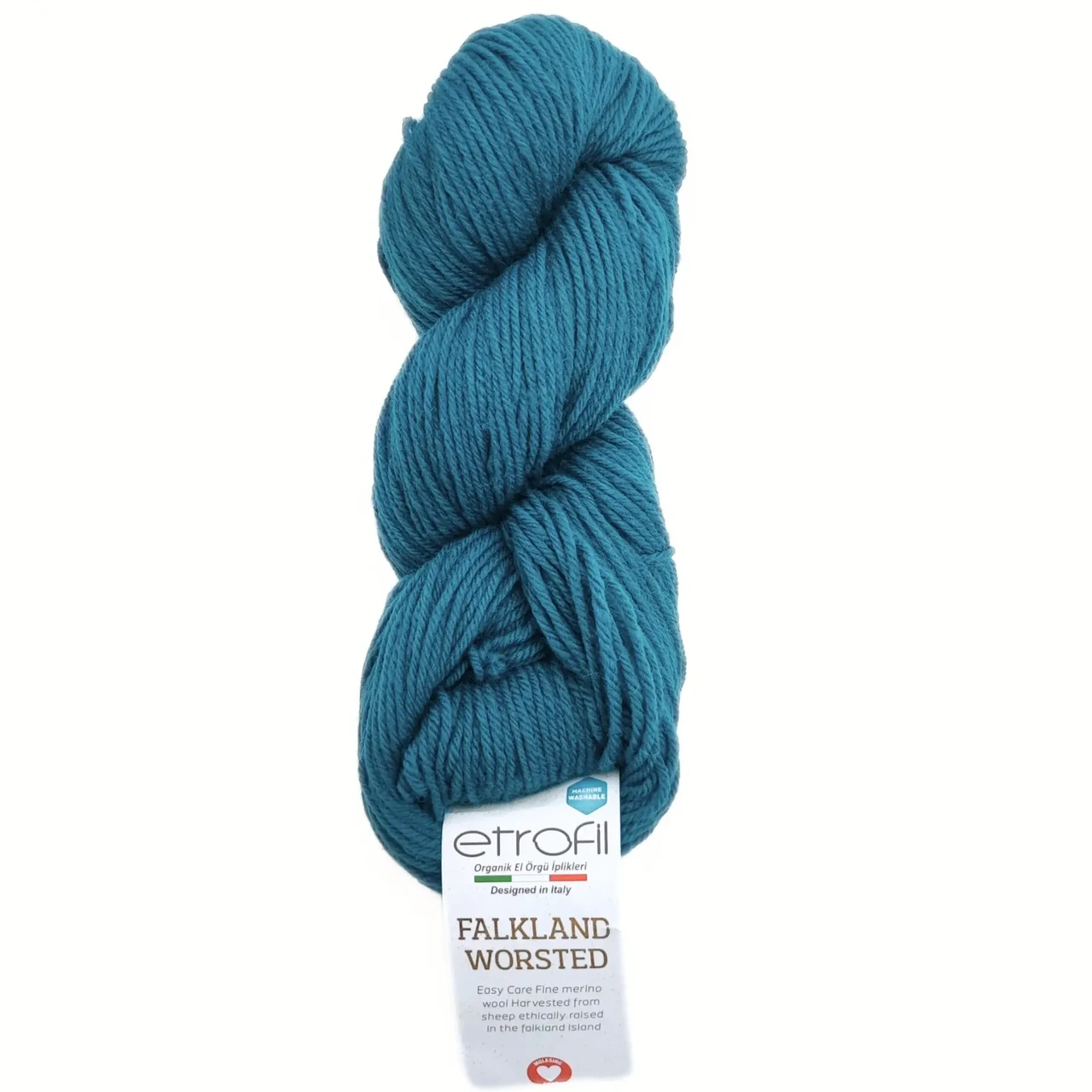 Пряжа Falkland Worsted/Фолкленд Ворстед, лагуна Lagoon 74103, Etrofil