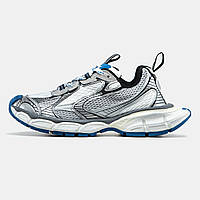 Сірі кросівки Balenciaga 3XL Silver White Blue x Баленсіага 3XL 36