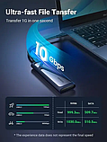 Зовнішній корпус UGREEN для M.2 NVMe SSD, 10 Гбіт/с, USB, сірий, фото 5