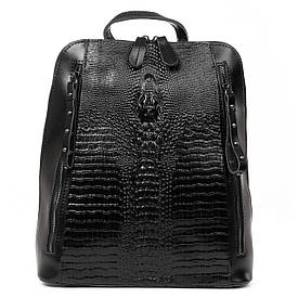 Рюкзак жіночий шкіряний ALEX RAI 8629 black