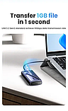 Зовнішній корпус UGREEN для M.2 NVMe SSD, 10 Гбіт/с, USB, сірий, фото 6