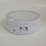 Настільне косметичне дзеркало з підсвічуванням Led Mirror Light TV-37, фото 5