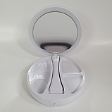 Настільне косметичне дзеркало з підсвічуванням Led Mirror Light TV-37, фото 8