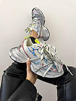 Сірі кросівки Balenciaga 3XL Silver Multicolor x Баленсіага 3XL 36