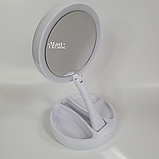 Настільне косметичне дзеркало з підсвічуванням Led Mirror Light TV-37, фото 10