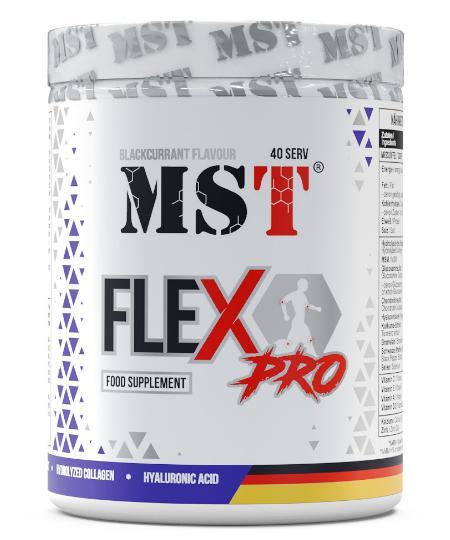 Для суглобів і зв'язок із колагеном MST Nutrition FLEX Pro 420 грамів Смак: Blackcurrant