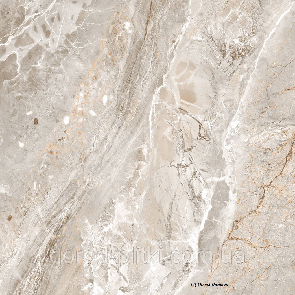 ІнтерГрес Алуре бежевий 6060 205 022/L - керамограніт 60*60 см, фото 1