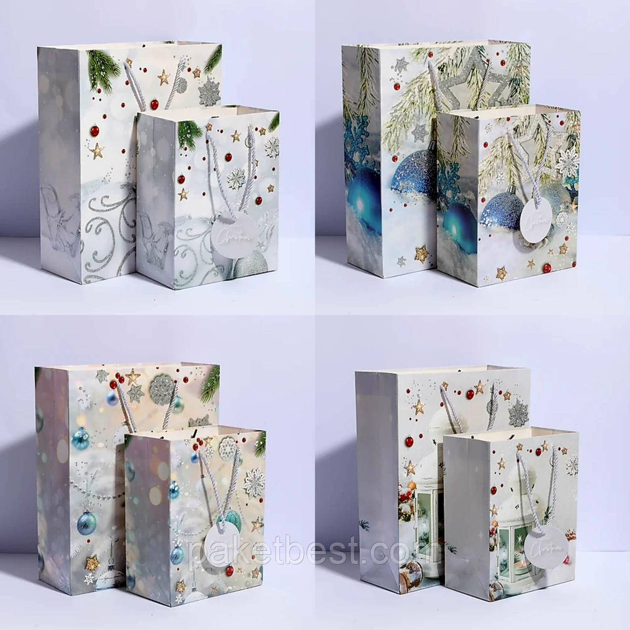 Новорічний пакет 30*41*12 ( 4 малюнки )