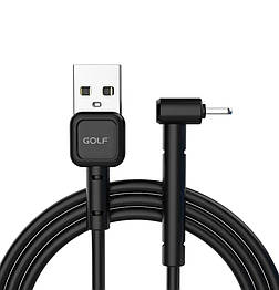 Кабель Golf USB - Lightning GC-69 3A 1 метр Black (90746)