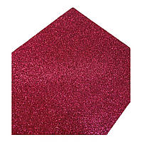 Фоаміран самоклеючий з глітером, 20*30см світло Малиновий