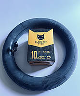 Камера 10х2.0/2.125 Black cat з вигнутим штуцером для електросамоката, гіроборду, гіроскутера, КОЛІБЕЛІ