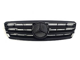 Решітка радіатора Mercedes C-Class W203 2000-2007 Cl стиль (Чорна глянцева )