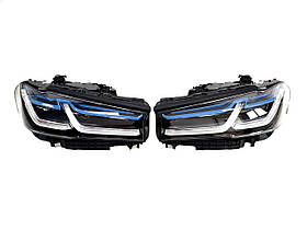 Передні фари на BMW 5 Series G30 2020-2022 року Full Led ( стиль BMW Laser Європа)