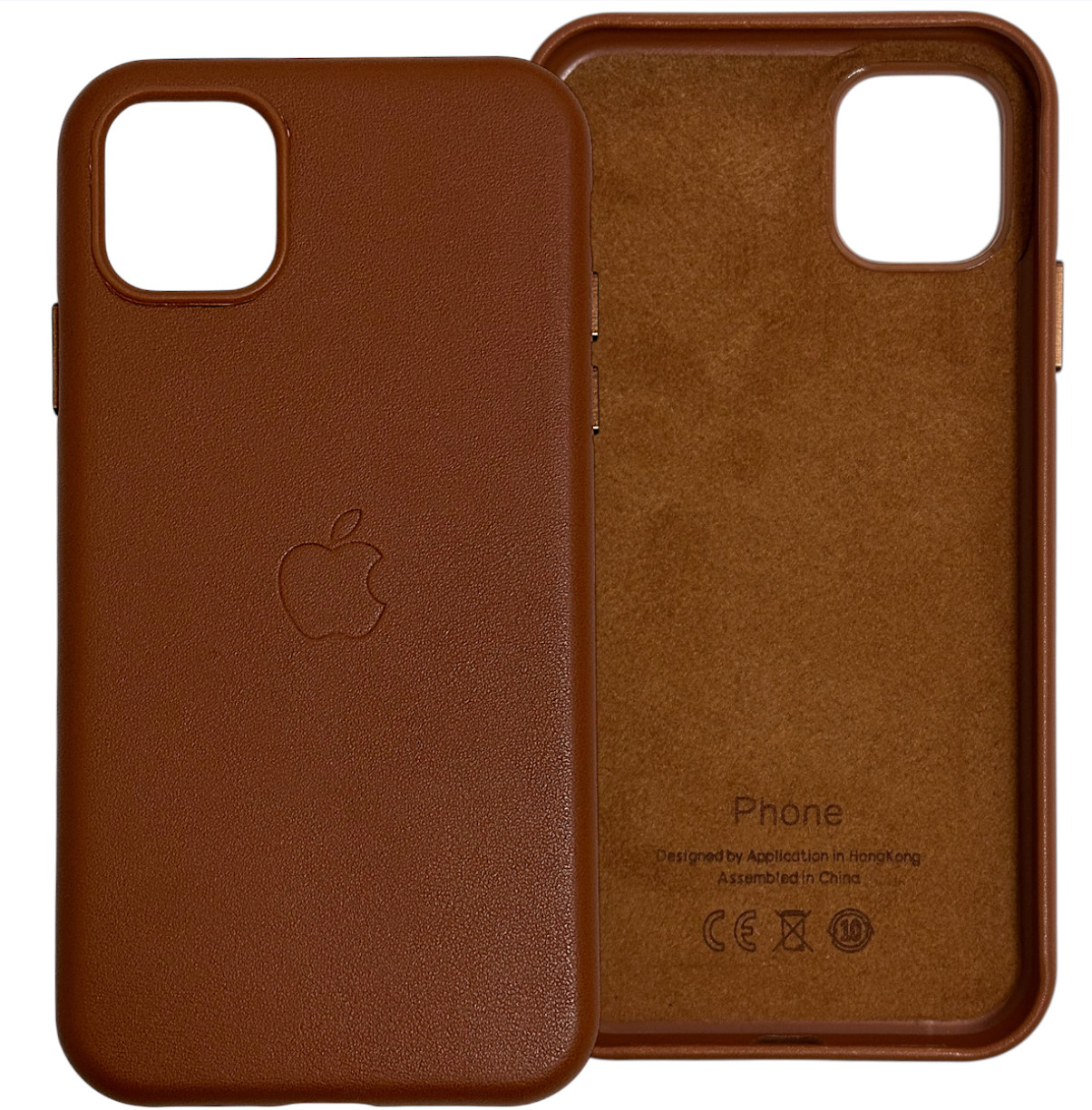 Leather Case iPhone 11 Golden Brown, фото 1