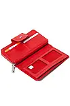 Жіночий шкіряний гаманець на магніті Eminsa 2149-18/5 червоний, фото 5