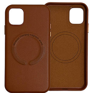 Leather Case MagSafe iPhone 11 Saddle Brown