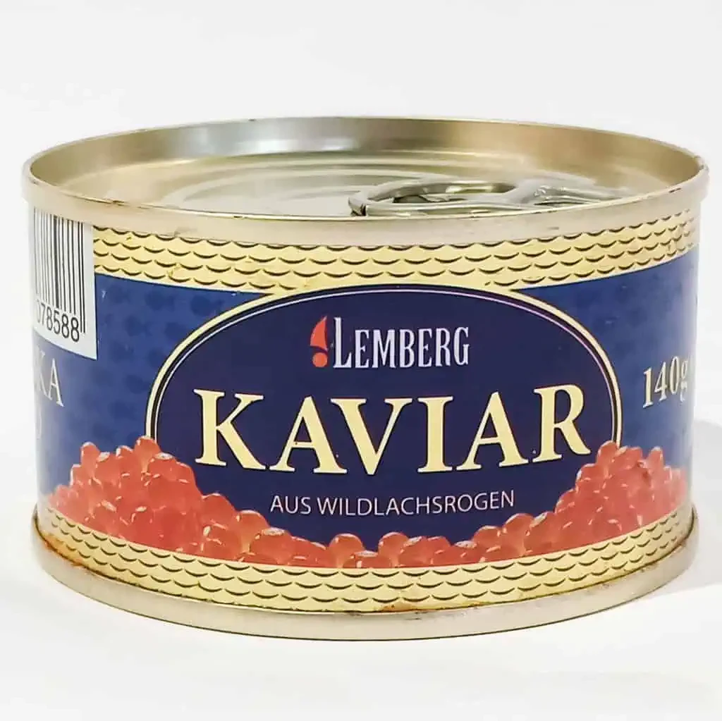 Ікра горбуші червона Lemberg Kaviar 140г Німеччина