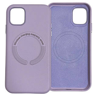 Leather Case MagSafe iPhone 11 Light Purple