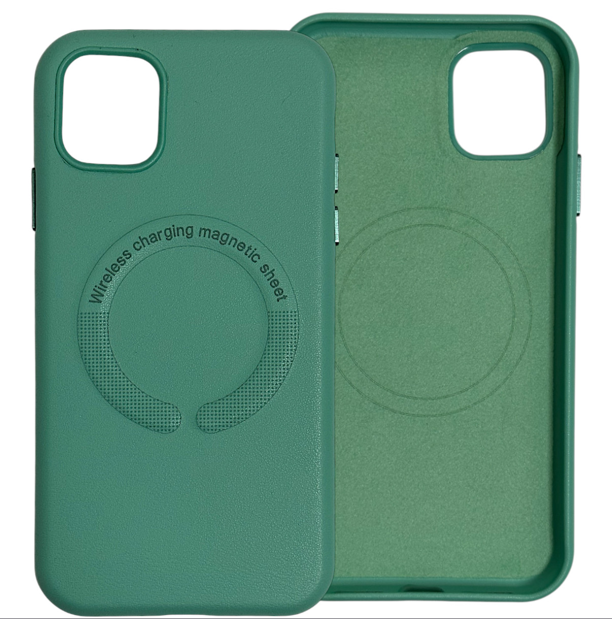 Leather Case MagSafe iPhone 11 Spearmint