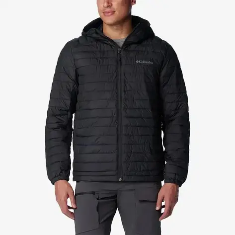 Чоловіча куртка Columbia Silver Falls II Hooded Jacket чорна, фото 1