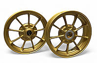 Диск титановый (ЗОЛОТОЙ) HONDA DIO AF-18/27/34/FIT TACT AF-24/30 (пара)