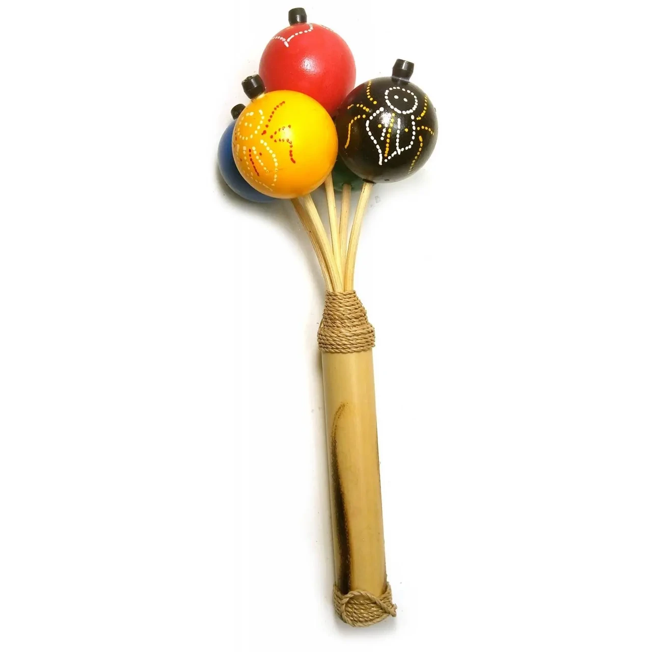 Дитяче брязкальце з дерева кольорове, фото 1