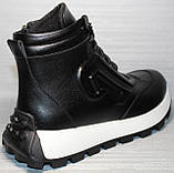 Черевики шкіряні жіночі демісезонні від виробника модель ТН24-212, фото 4