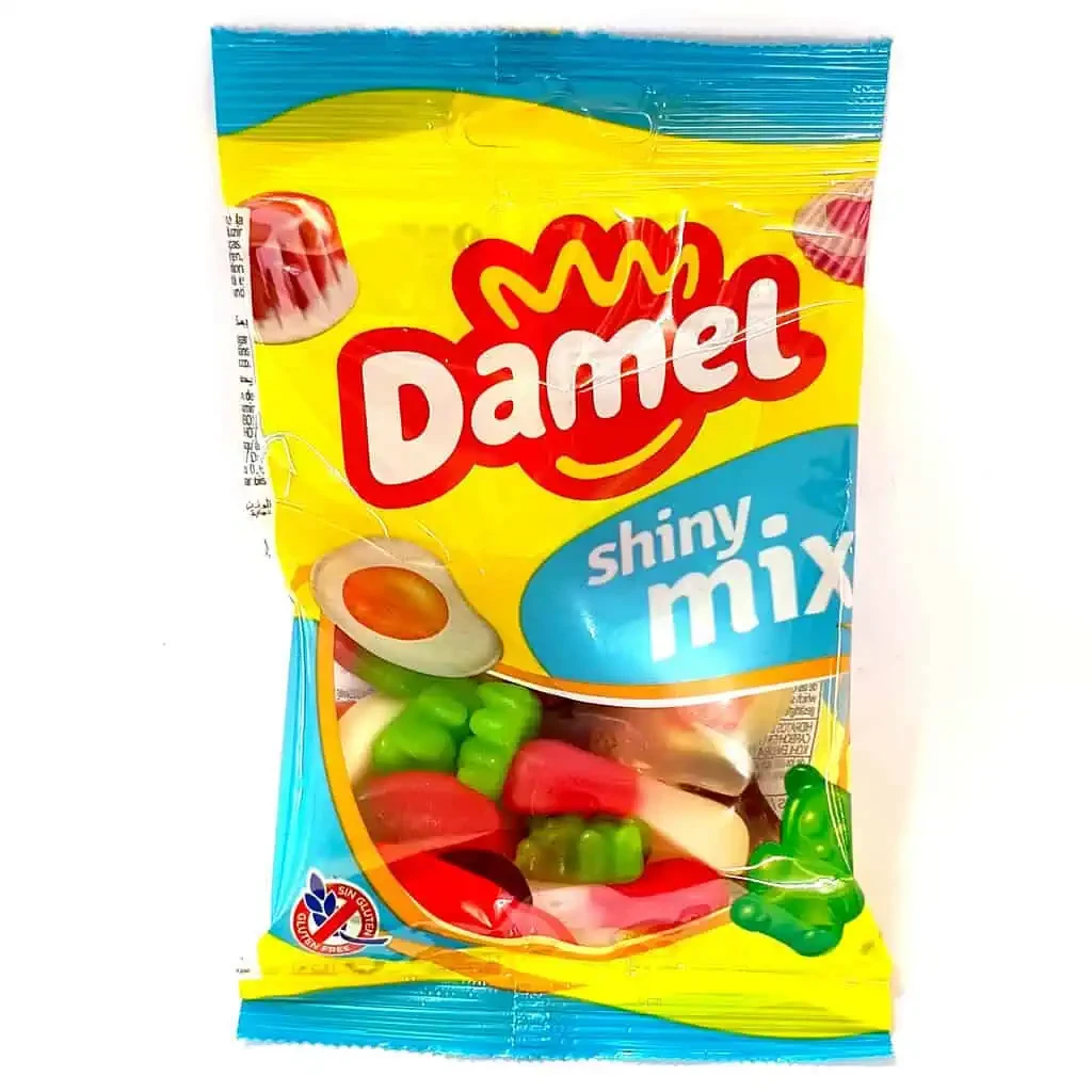 Жувальні цукерки без глютену Damel Shiny Mix 80 г Іспанія, фото 1