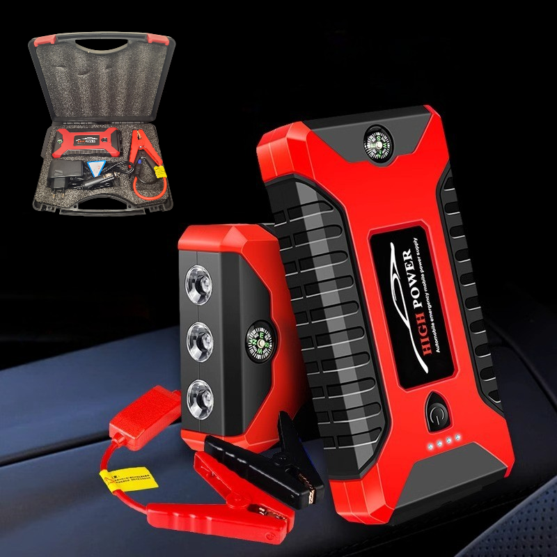 Пускозарядний автомобільний пристрій JUMPSTARTER 29B з акумулятором на (99800 мАч) і ліхтарем