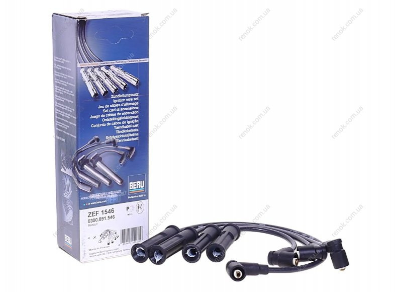 Комплект дротів запалювання Dacia Logan (Beru) (ZEF1546), фото 1