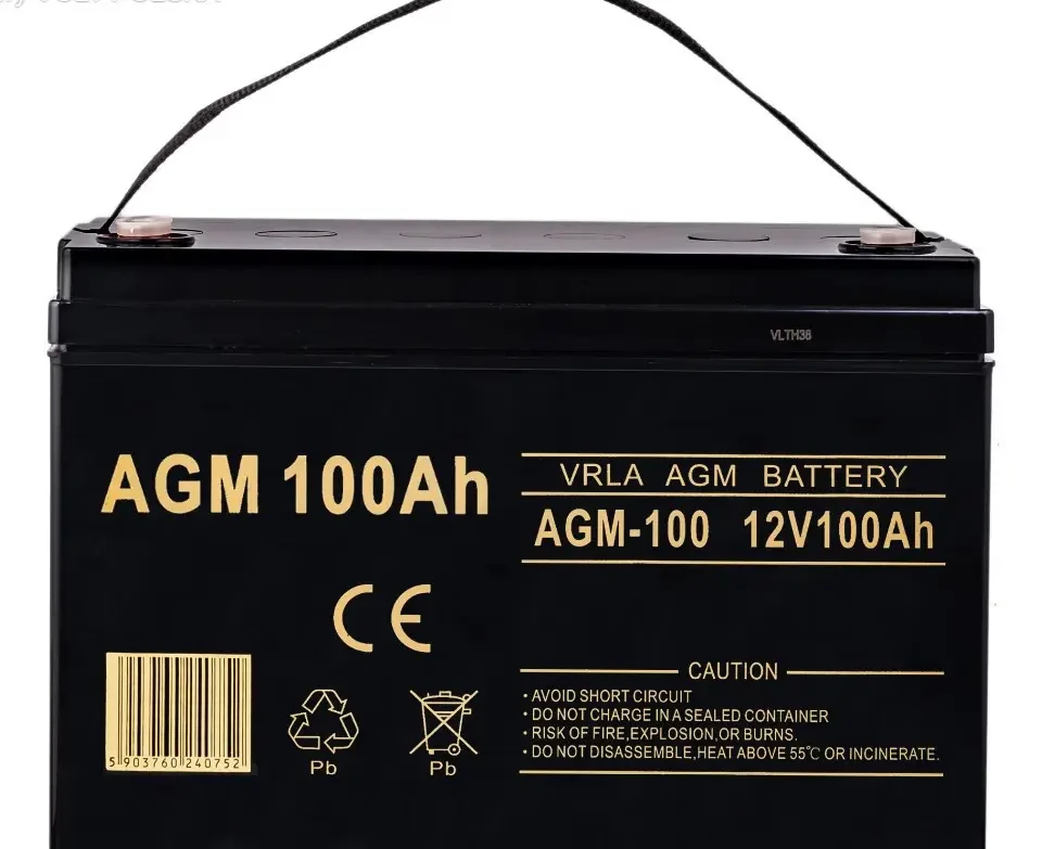 Акумулятор AGM Volt Polska 12V 100Ач 1200Втч VRLA кислотно-щелочні для дому