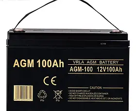 Акумулятор AGM Volt Polska 12V 100Ач 1200Втч VRLA кислотно-щелочні для дому