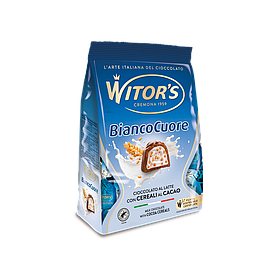 Шоколадні цукерки Witor's Bianco Cuore Cereali 200g