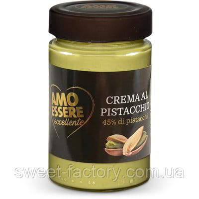 Фісташкова паста Amo Essere Crema Pistacchio 190g, фото 1