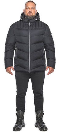 Чоловіча чорна куртка з манжетами модель 15730 52 (XL), фото 1