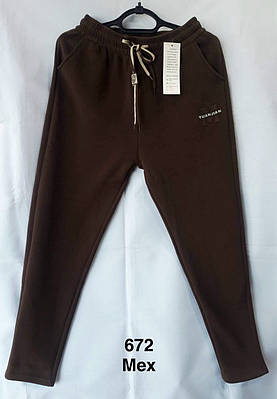 Штани жіночі напівбатал кашемір на хутрі