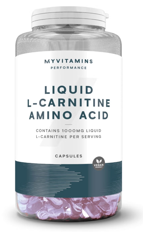 Амінокислоти MyProtein MyVitamins Perfomance L-карнітин в рідкому вигляді Liquid L-Carnitine Amino Acid (270 капсул)