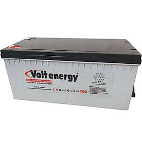 Гелевий акумулятор VOLTENERGY VLT 200-12 з ємністю 200 А·г і напругою 12 В