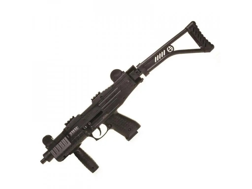 Сигнальний пістолет-автомат Ekol ASI 9 mm з прикладом (black)