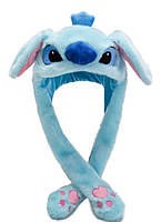 Світна шапка з рухомими вухами, Стіч, блакитна шапочка, що стрибаються